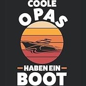 Resim Independently published Coole Opas haben ein Boot Boot Opa: Boot & Opa Notizbuch 6' x 9' Motorboot Bootsbesitzer Geschenk 