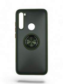 Resim Xiaomi Redmi Note 8 Buzlu Yüzüklü Ultra Koruma Tank Kılıf 