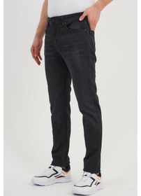 Resim Alexander Gardi Alexandergardı Erkek Slim Fit Jean Pantolon Daxkom7j Siyah 
