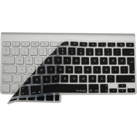 Resim Mcreative Klavye Kılıfı Magic Keyboard-1 A1314 A1242 Model Apple ile Uyumlu Türkçe Q Baskı Silikon Kılıf Siyah 
