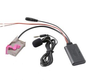 Resim Xiyyadms Audi A3 A4 A6 A8 Tt R8 Rns-e Anahtarı İçin 32 Pinli Bluetooth Ses Kablosu + Mikrofonlu Araç Ürünü 