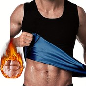 Resim Erkekler için Antrenman Korse Yeleği - Nem Çeken Kolsuz Spor Gömlek, Her Mevsim İçin Orta Esneklikte Polyester, Koşu ve Fitness - Makinede Yıkanabilir Düz Renk Tasarım, Atletik Sıkıştırma Giysi | Şık Spor Görünüm | Nefes Alabilen Kumaş, Antrenman Aksesuarları 
