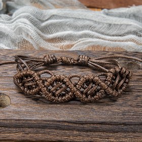 Resim 1 adet Basit El Yapımı Halat Örme Cadılar Bayramı Bilekliği, Günlük Giyim İçin Erkekler ve Kadınlar İçin Hediye 