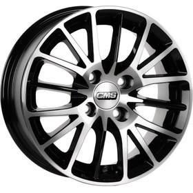 Resim CMS-456-04 6.0x14\-4x100 ET35 67.2 Diamond Black Gloss Jant (4 Adet) 