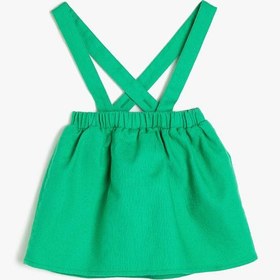 Resim Kız Bebek Basic Askılı Etek 
