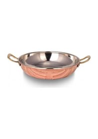 Resim Turna Bakır Çelebi Tava 1 No 14 CM Düz Kırmızı Turna7593-1 