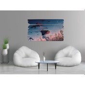 Resim Anime Kız Rüzgar Türbini Kuşlar Mdf Tablo 0033 Model E 