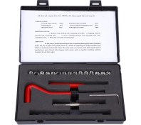 Resim Creatorally 20 Adet Diş Tamir Takımı M8X1.25 Paslanmaz Çelik Diş Açma Musluğu Takımı Dişi Diş Için (Yurt Dışından) 