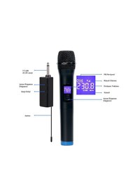 Resim Techtic V-102 Vhf Kablosuz Mikrofon Profosyonel Cami Okul Otobüs 