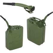 Resim Nishell Metal Benzin Yakıt Bidonu Flex Uçlu 10 Lt 