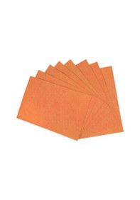 Resim Sanatsal Kağıt 50x70 Keçe Tabaka 10'lu Turuncu Kağıt Ürünleri 