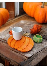 Resim Balkabağı - Pumpkin Bardak Altlığı Diğer 