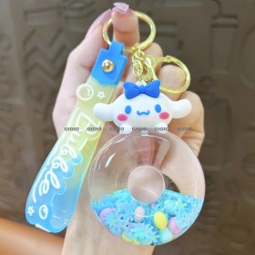 Resim Silver1 Yeni Sevimli Çizgi Film Işıklı Işık Kulomi Büyük Kulak Köpek Hediye Kutusu Anahtarlık Araba Okul Çantası Dıy Kolye Hediye (Yurt Dışından) 