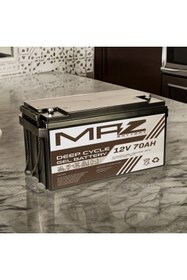 Resim Maz Akü 12 Volt 70 Amper (Ah) Deep Cycle Jel Akü (Yeni Üretim) 