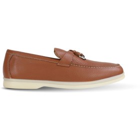 Resim Bueno Shoes Taba Flotter Deri Kadın Günlük Ayakkabı 05ws101 