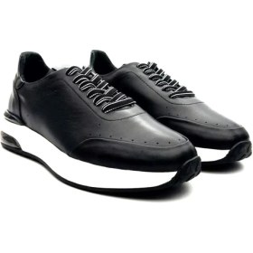 Resim Bags Shoes Marcomen 19512 Erkek Deri Günlük Premium Casual Sneaker Ayakkabı 