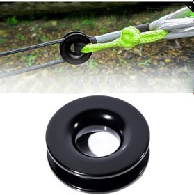 Resim Sones 3/8" Ve 1/2" Halat İçin Alüminyum Koparma Kurtarma Halkası Siyah 