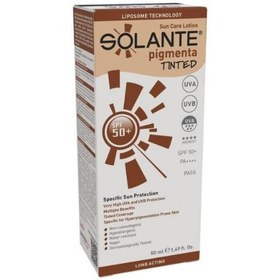 Resim Solante Pigmenta Tinted Güneş Koruyucu Losyon Spf50 50 ml 