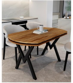 Resim Avenza Living 70 120 Sabit Gofret Yemek Masası Amalfi 