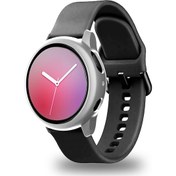 Resim Teltree Samsung Uyumlu Galaxy Watch Active2 40mm Korumalı Kılıf Pc+cam - Tam Koruma, Dokunmatik Hassasiyet - Beyaz + Islak/kuru Mendil Seti 