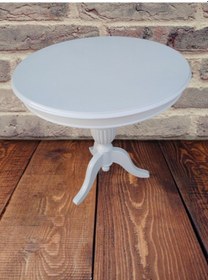 Resim Fiskos Baba Ayak Model Parlak Ihlamur Ağacı Ayak Parlak Beyaz Md 