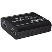 Resim 4k Girişli 1080p Çıkışlı Hdmı Video Ve Ses Yakalama Kartı, Döngü Çıkışı İle Taşınabilir 