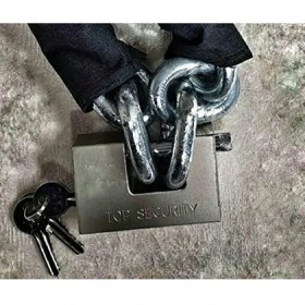 Resim TeknoKapsül 1.2 Metre 10 mm Kalınlığında Motorsiklet Zincir Çelik Kilit Scooter Motor Kilidi 