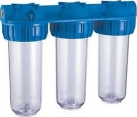 Resim Bina Girişi Su Arıtma 3 'lü Daire Girişi 10" Boş Kabı 