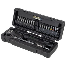 Resim Shimano Topeak Torq Stick Pro Digital Tork Anahtarı Çantalı + 1-20nm + 18 Farklı Uç Tt2631 Siyah 