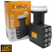 Resim T&Smart 0.8Db Ultra Hd 4K Unıversal 8 Çıkışlı Lnb T&Smart