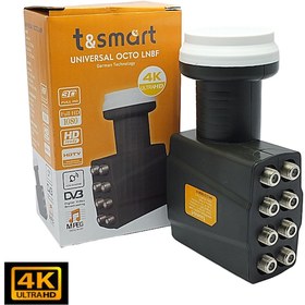 Resim T&Smart 0.8Db Ultra Hd 4K Unıversal 8 Çıkışlı Lnb 