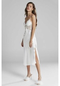 Resim Pierre Cardin Ekru 6'lı Full Güpür Gecelik Sabahlık Tk 6620 Çok Renkli 