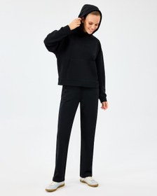 Resim Skechers W Essential Hoodie Sweatshirt Kadın Siyah Sweatshirt S2610013-3817 Siyah 