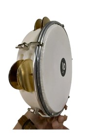 Resim Arap Fasıl Tefi Profesyonel Beyaz Renk Carbon Kasnak Vd Film Beya 