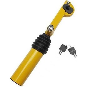 Resim Dancemonkey Araba Hırsızlık Önleme Kilidi, Ayarlanabilir El Freni, 2 Anahtarlı Güvenlik Kilidi, Araba Kamyonet Suv İçin 