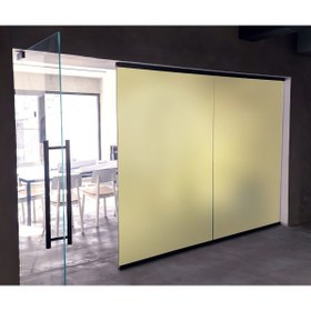 Resim Turcoat Altın Simli Buzlu Cam Duşakabin Folyosu 122 cm x 1 mt 