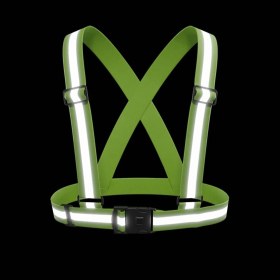 Resim Balp Yeşil Reflektörlü Motosiklet Scooter ve Bisiklet Pratik ikaz Yeleği 