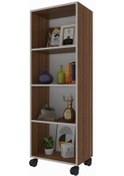Resim Kenzlife Kitaplık Beril 128 060 020 Cvz Tekerlekli Mutfak Dolabı Banyo Ofis Ayakkabılık Kiler 