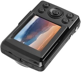 Resim Dijital Kamera Kaydedici, 2MP 720P 30FPS HD Mini Video Kamera Taşınabilir 16X Yakınlaştırma Gençler için Çocuklar Yeni Başlayanlar için Dış Mekan için(siyah) 