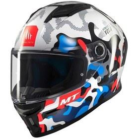 Resim Mt Helmets Mt Stinger 2 Yozu A7 Parlak Kapalı Kask 