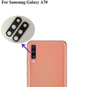 Resim Samsung A705 A70 Arka Kamera Camı ( Çıtasız Sadece Cam) 