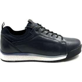Resim Marcomen Marcomen Casual Merdane Erkek Deri Sneaker Ayakkabı 19597 Lacivert 