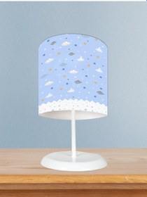 Resim Mekta Home Bebek Ve Çocuk Odası Bulut Ve Yıldız Desenli Abajur 