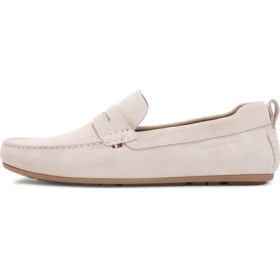 Resim Tommy Hilfiger Bej Erkek Süet Loafer Core Hılfıegr Suede Drıver 