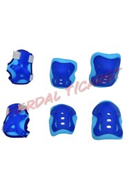 Resim Rectus Bisiklet Paten Kaykay Koruyucu Set Dizlik Dirseklik Bileklik Yüksek Koruma 