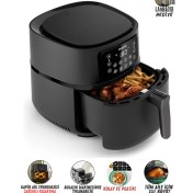 Resim 7,2 Litre Uzaktan Erişimli Çok Amaçlı Hava Fritözü, Rapid Air Teknolojili, 2000W 