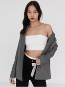 Resim Amomao Askılı Crop Top 226628829 Beyaz 