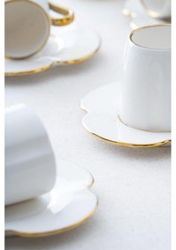 Resim Acar Lotus 6 Kişilik Kahve Fincanı Takımı - 90 Ml 