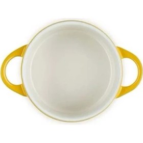 Resim Mini Seramik Güveç Tenceresi, 10CM, Şık ve Dayanıklı Sunum, 1 Parça 