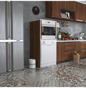 Resim Kenzlife Ankastre Fırın&bulaşık Makinesi Dolabı Botan Cvz 150 70 60 Çamaşır Makinesi 